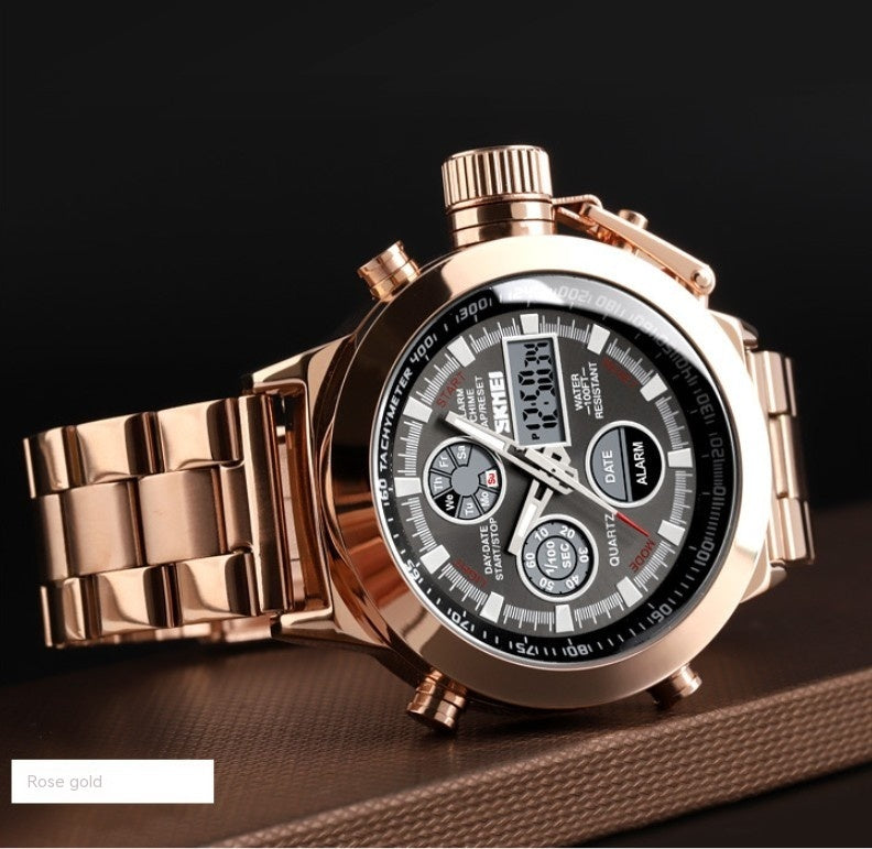 Skmei Wristwatches Men Skmei Hot Selling Outdoor Sports Waterproof Men's Steel Strap Watch Wholesale